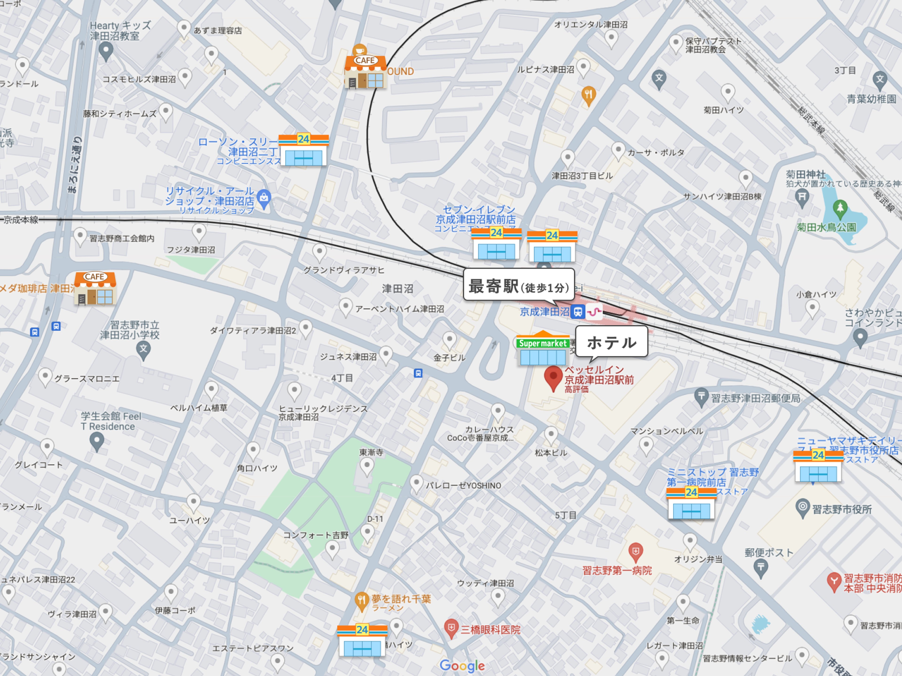 ベッセルイン京成津田沼駅前のイメージ