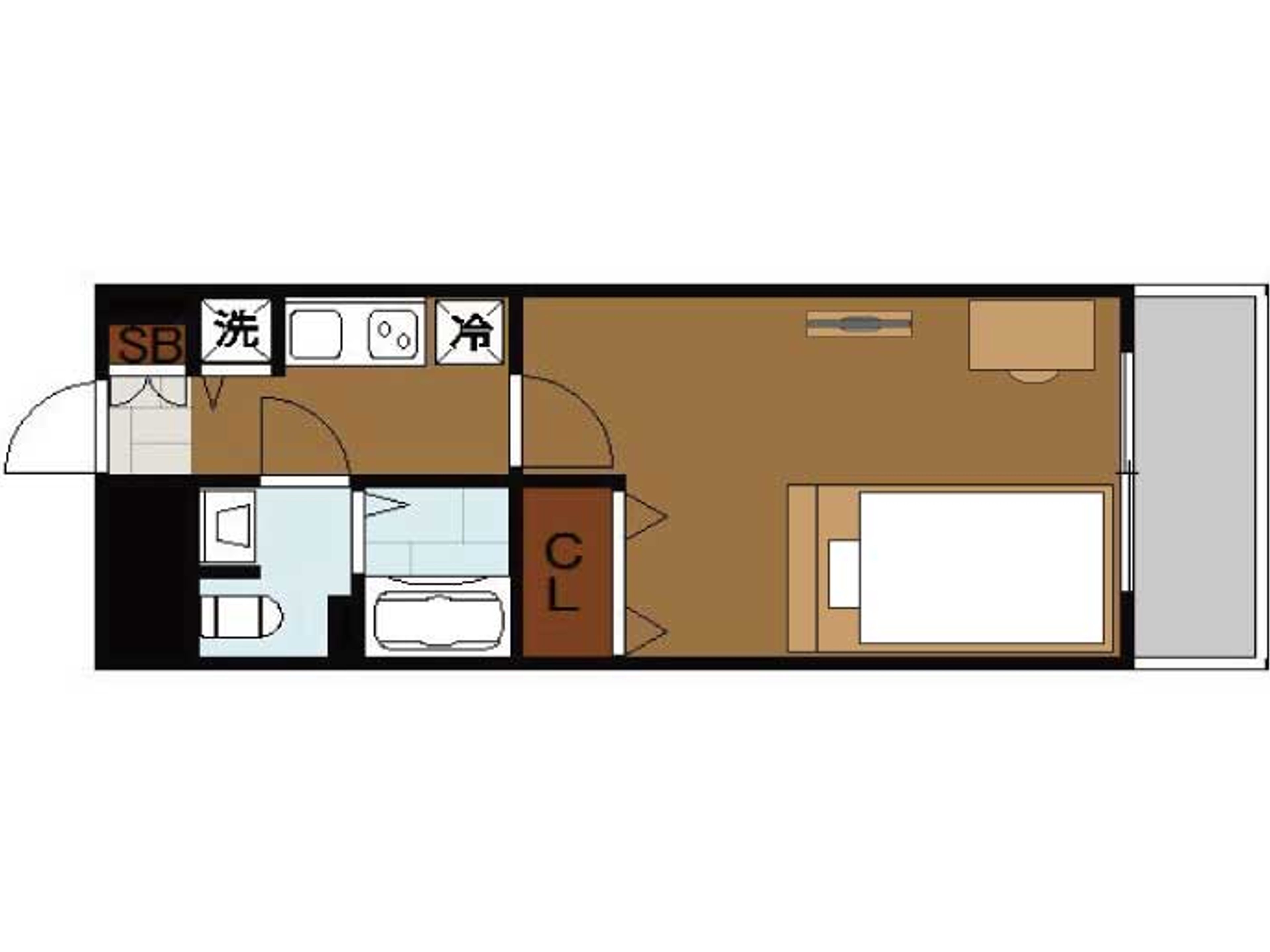 BraTTo名古屋上前津リバースタイル 1Kタイプのイメージ