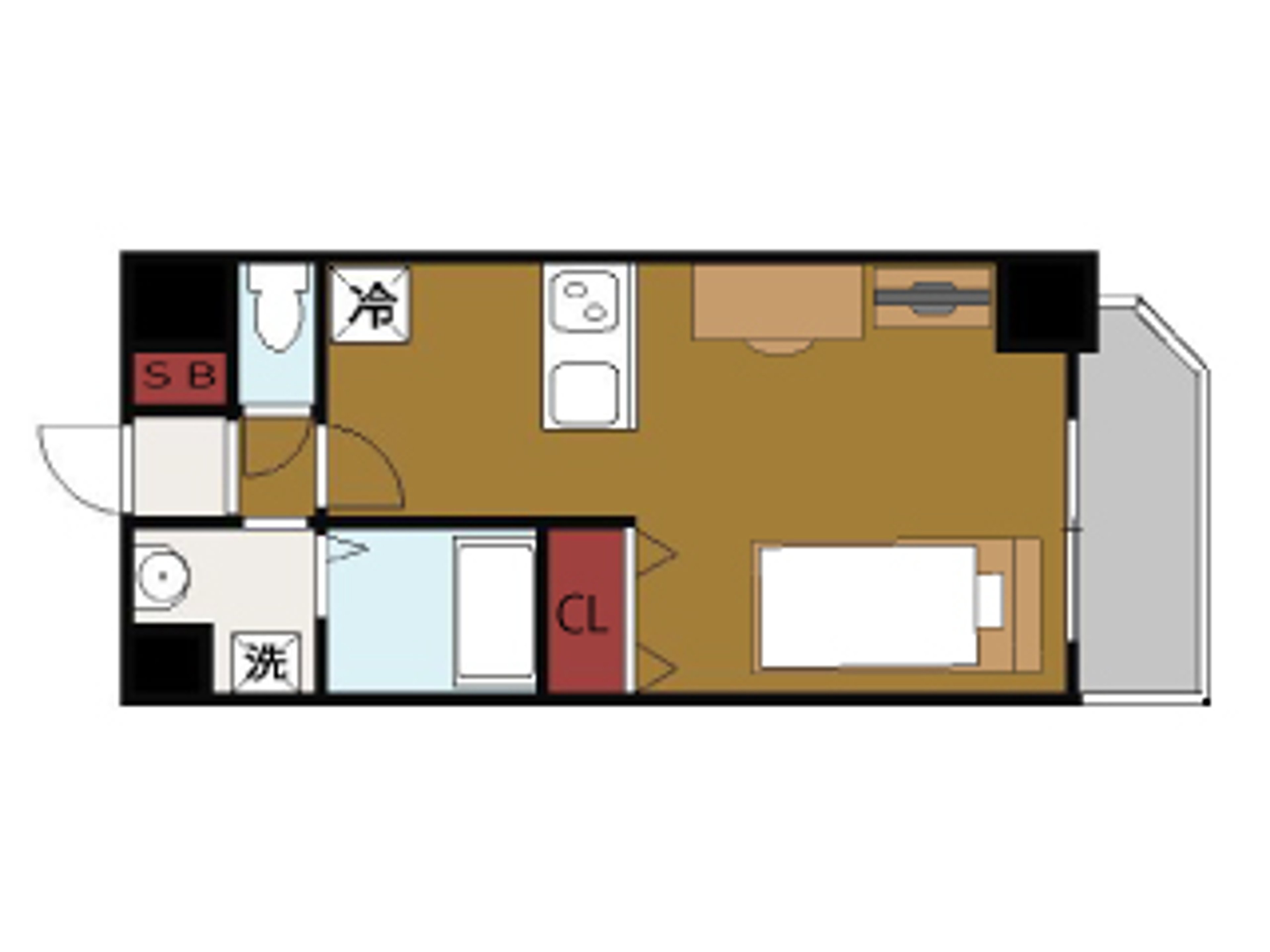 BraTTo梅田北パワーゲート(1Rタイプ)のイメージ