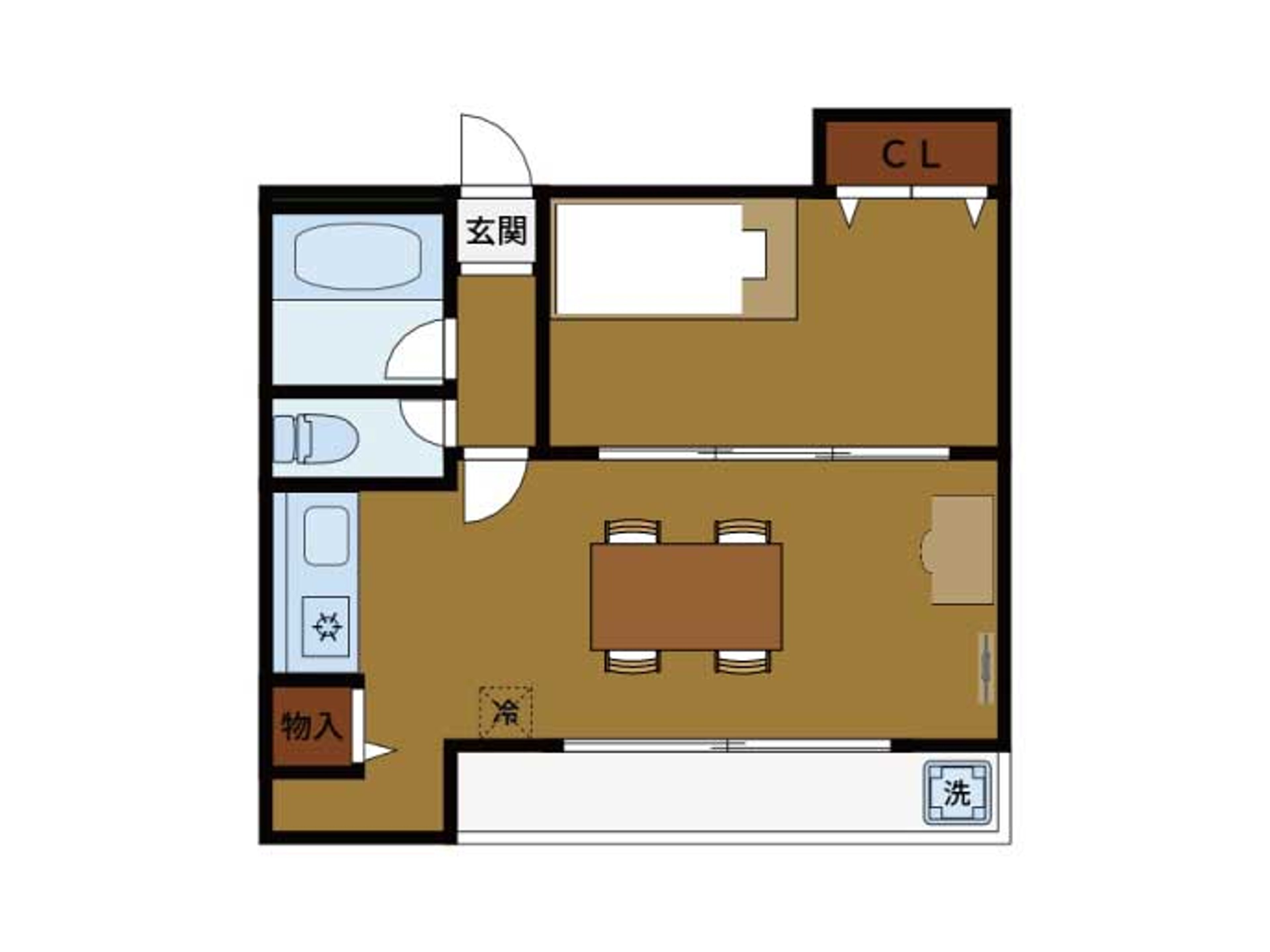 BraTTo和歌山市 1LDKタイプのイメージ