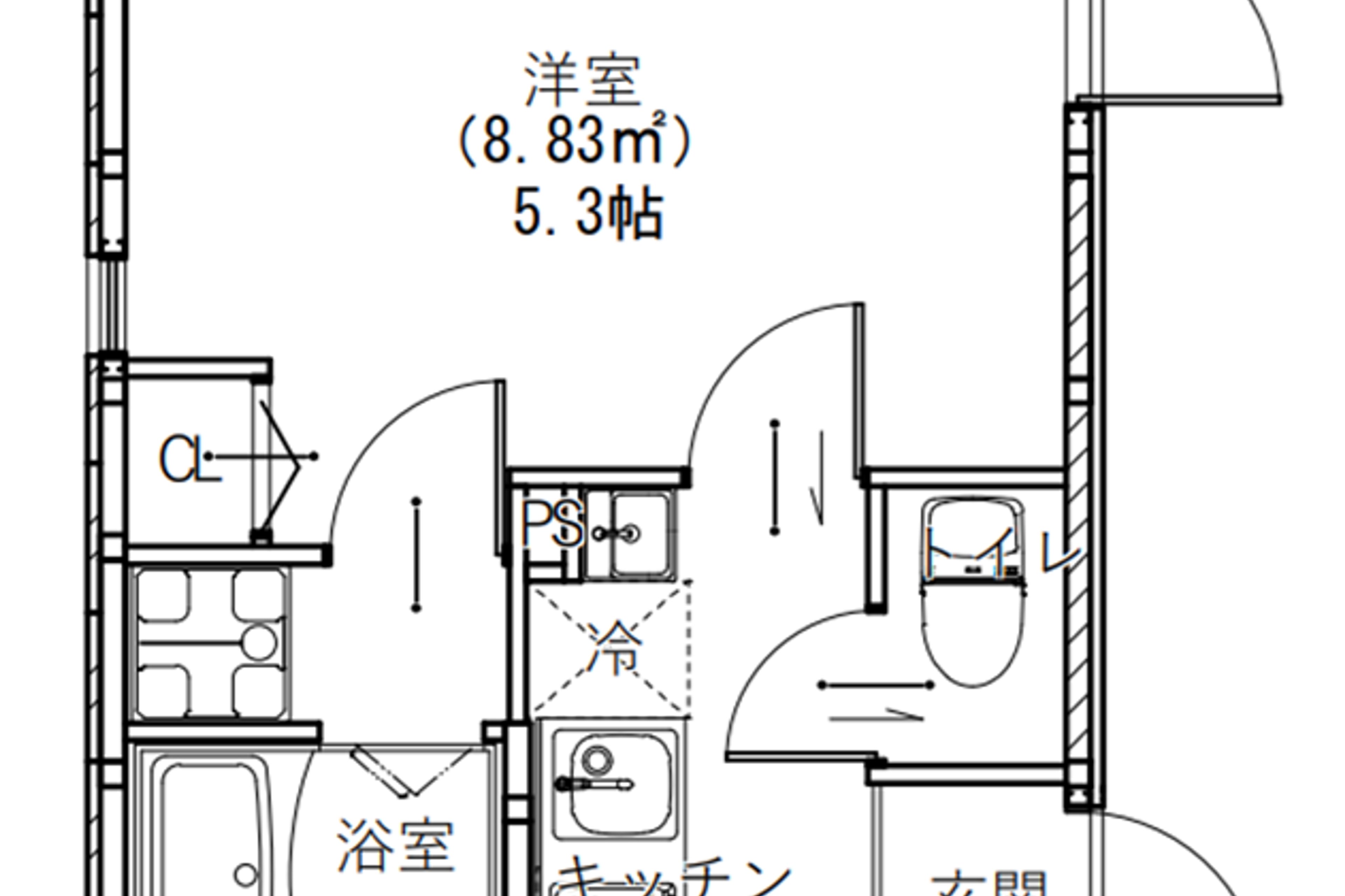 1K(禁煙)のイメージ