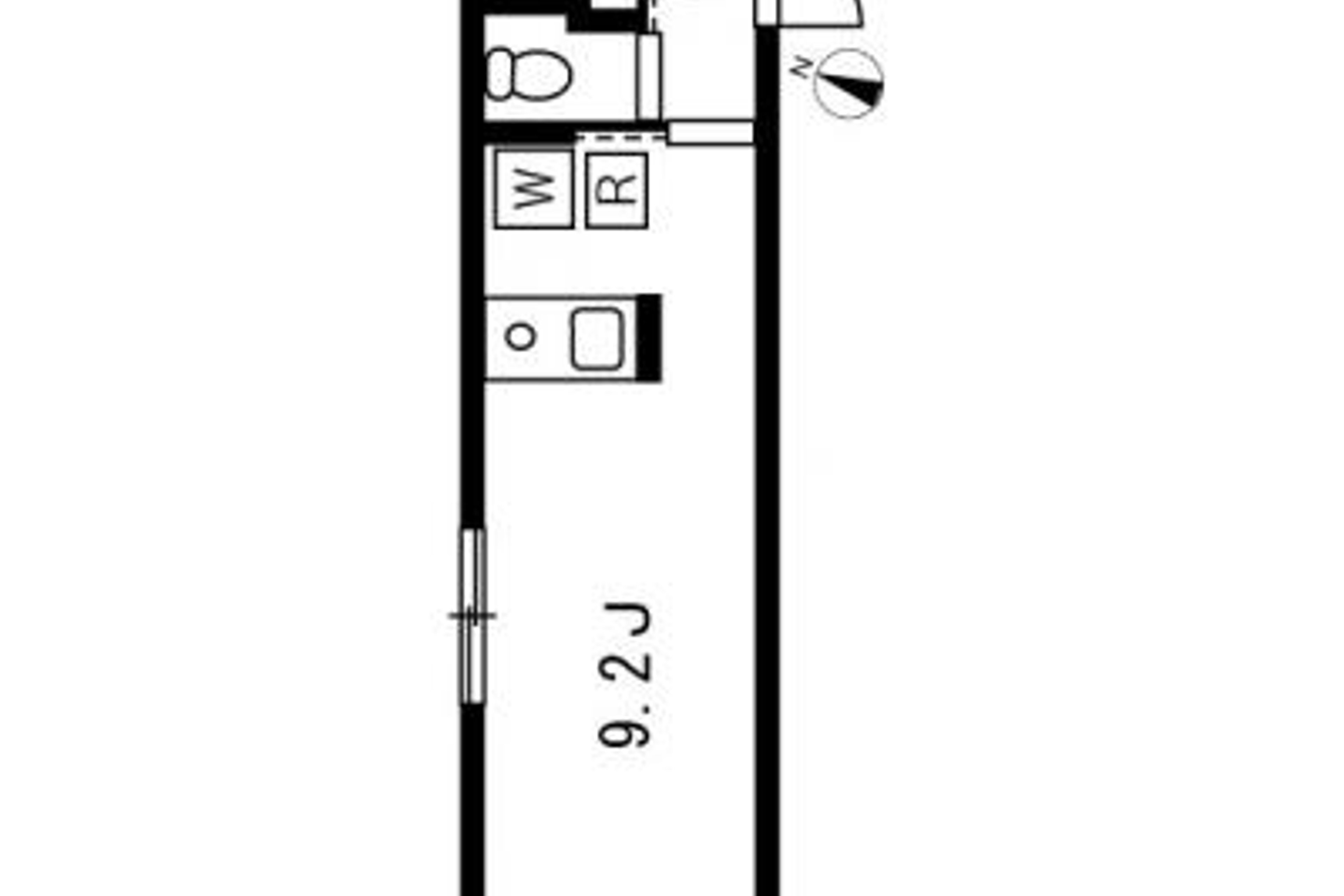 1R(20.93㎡)のイメージ