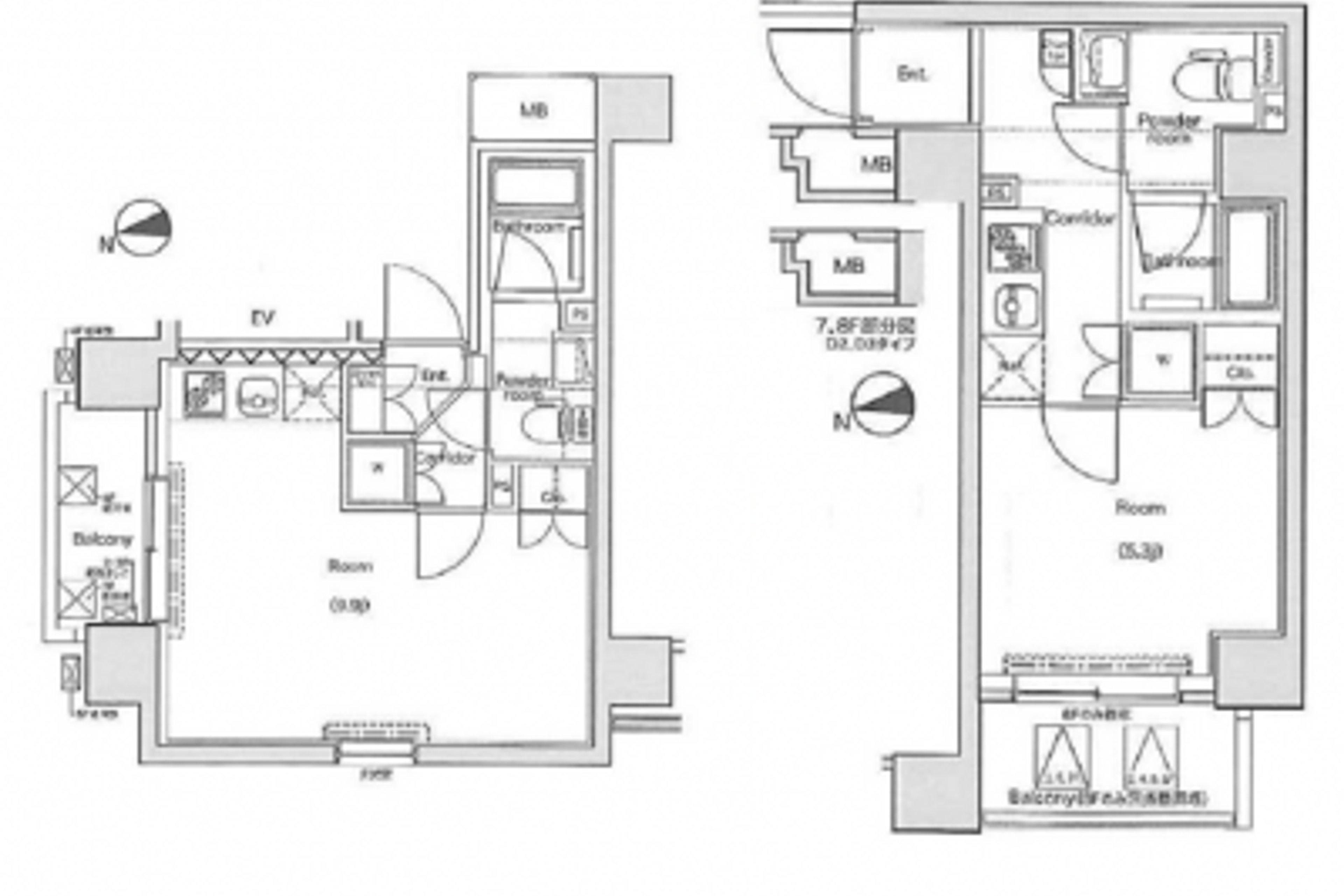 1K(21.6㎡)のイメージ