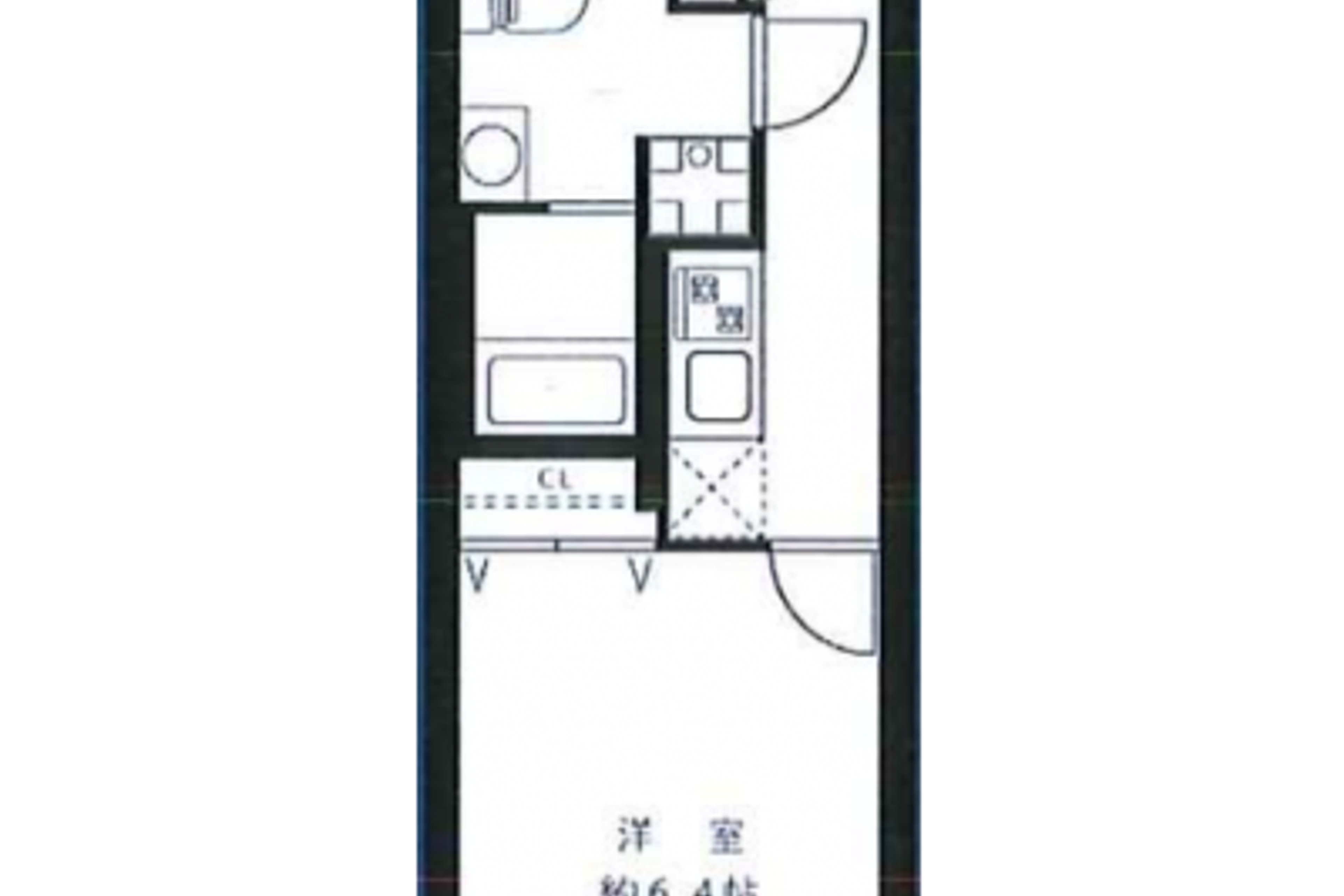 1K(22.65㎡)のイメージ