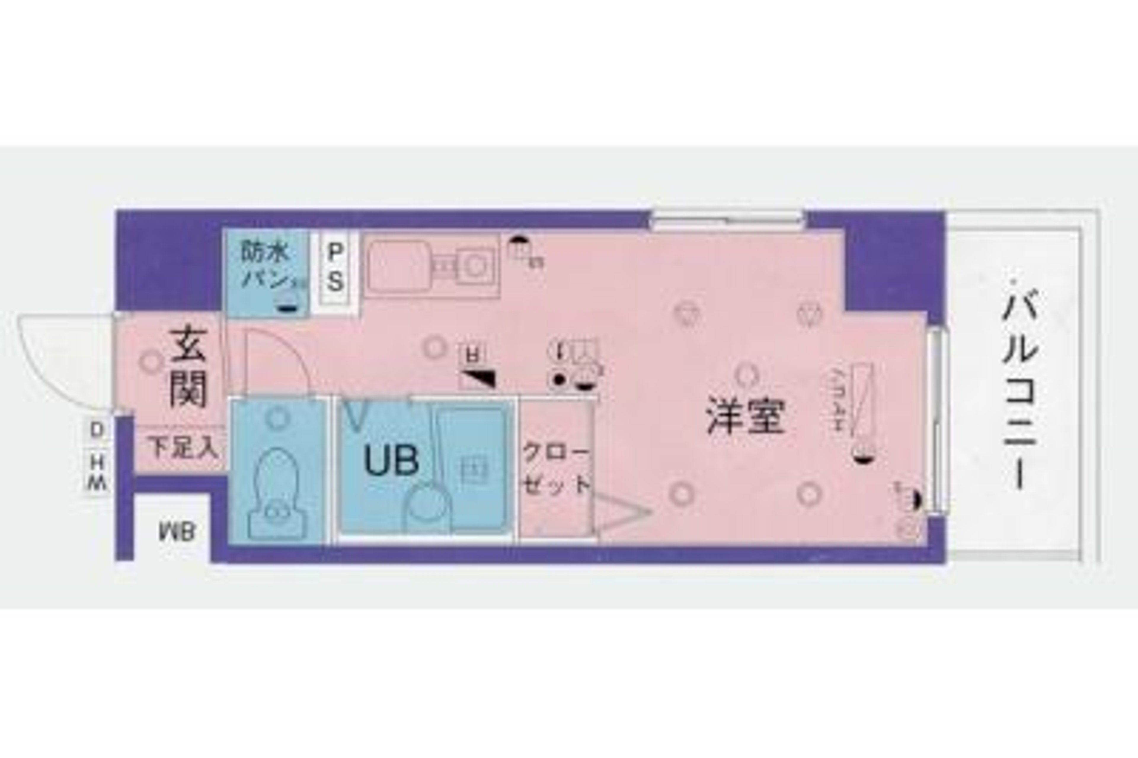 1R(18.36㎡)のイメージ