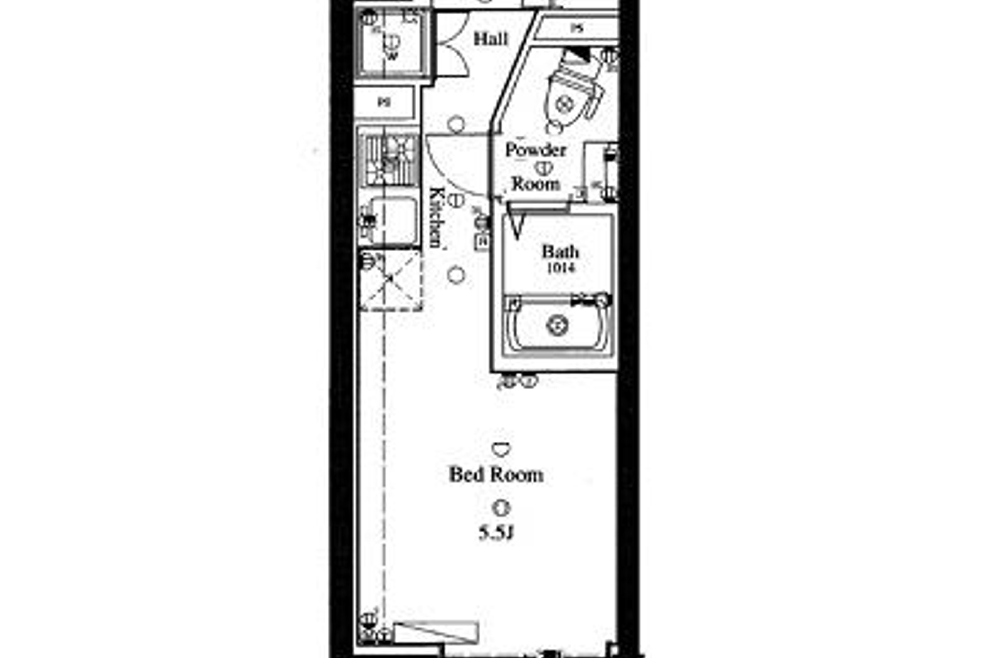 1R(20.32㎡)のイメージ