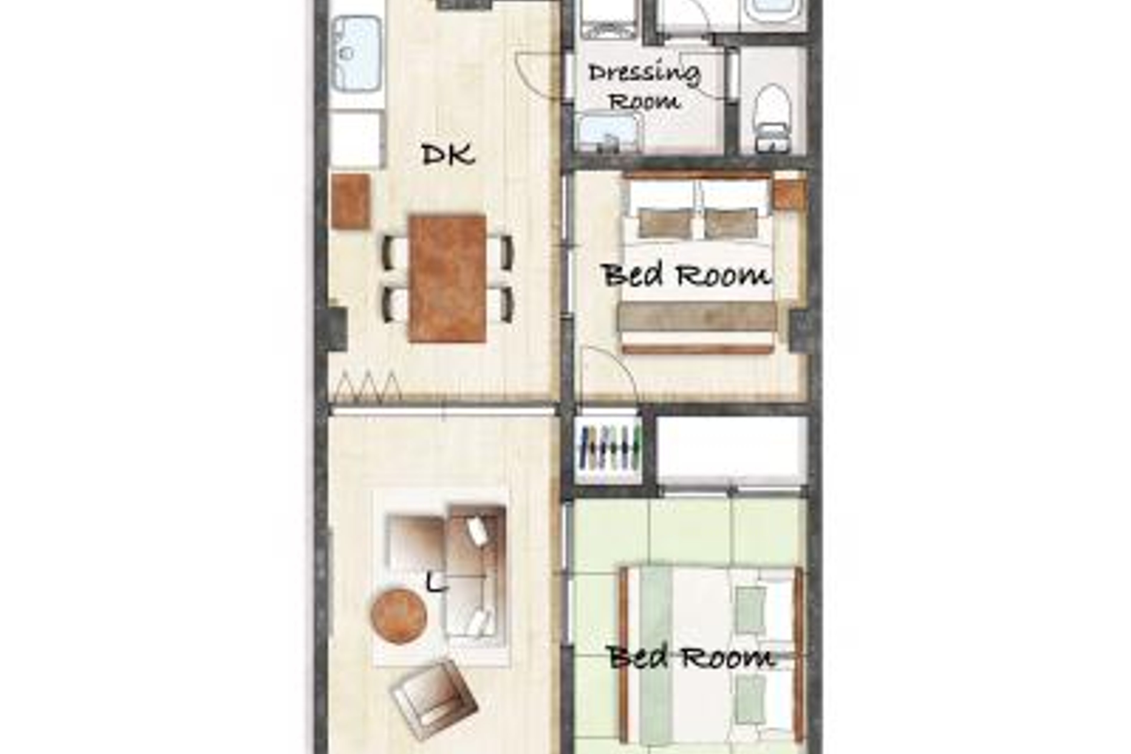 2LDK(56㎡)のイメージ