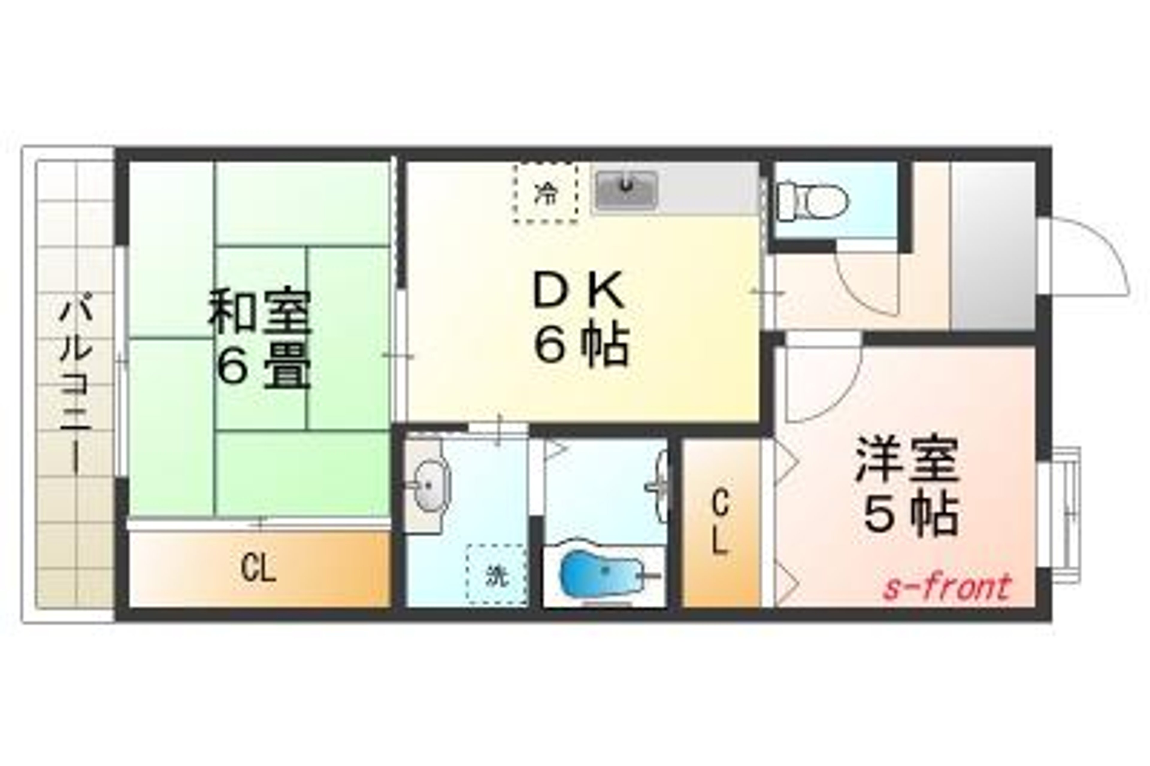 2DK(43.01㎡)のイメージ