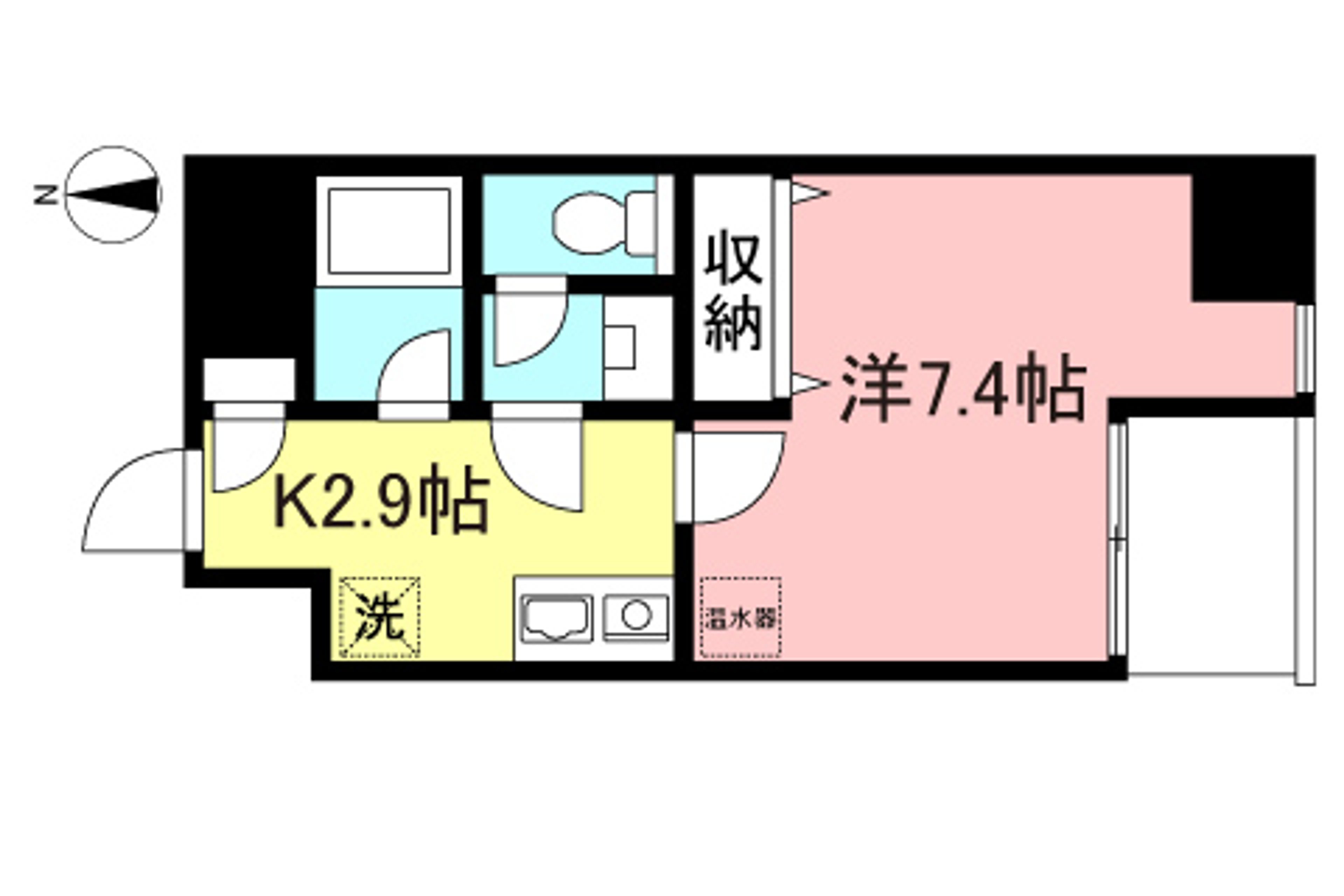 1K(禁煙)のイメージ