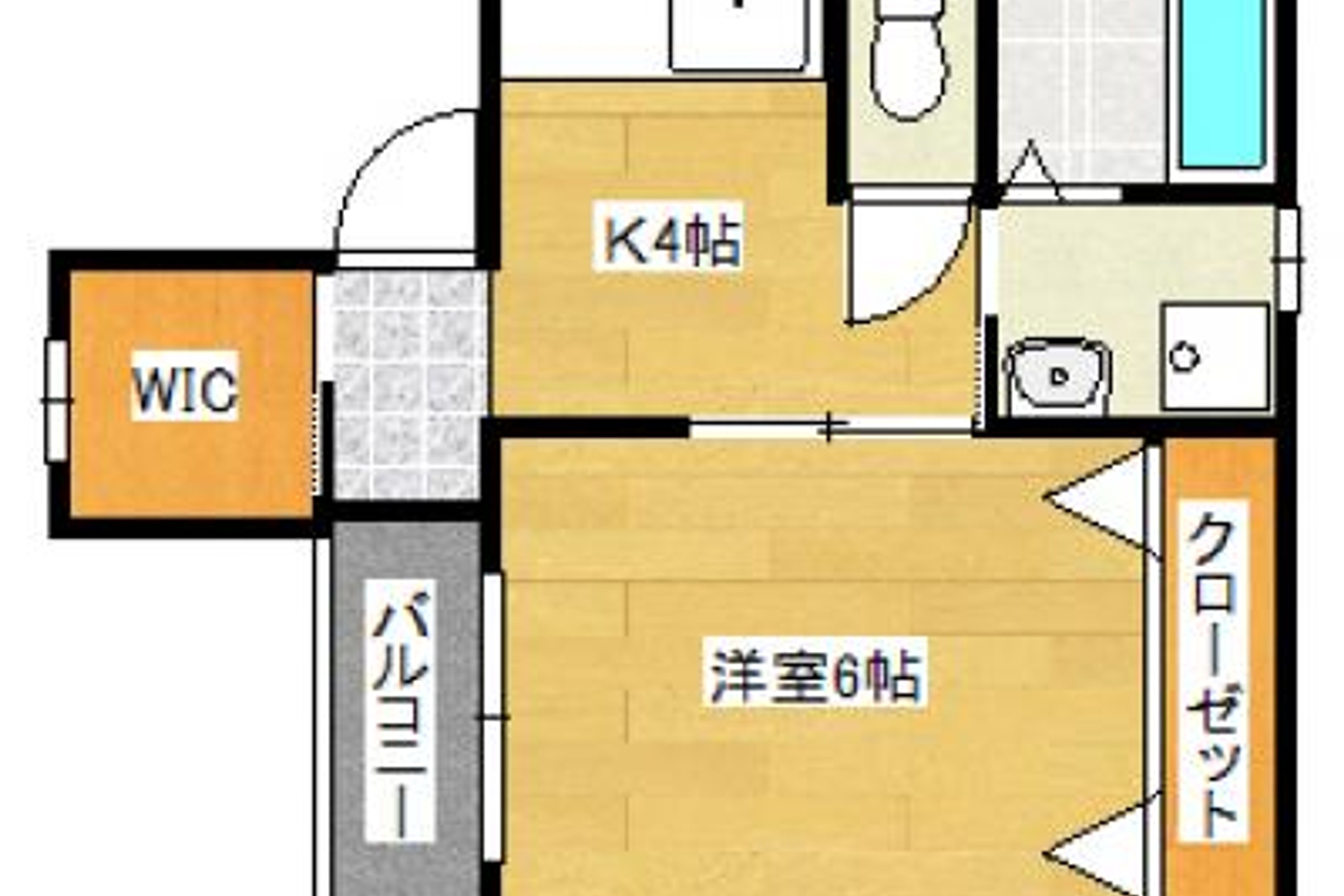 1K(25㎡)のイメージ