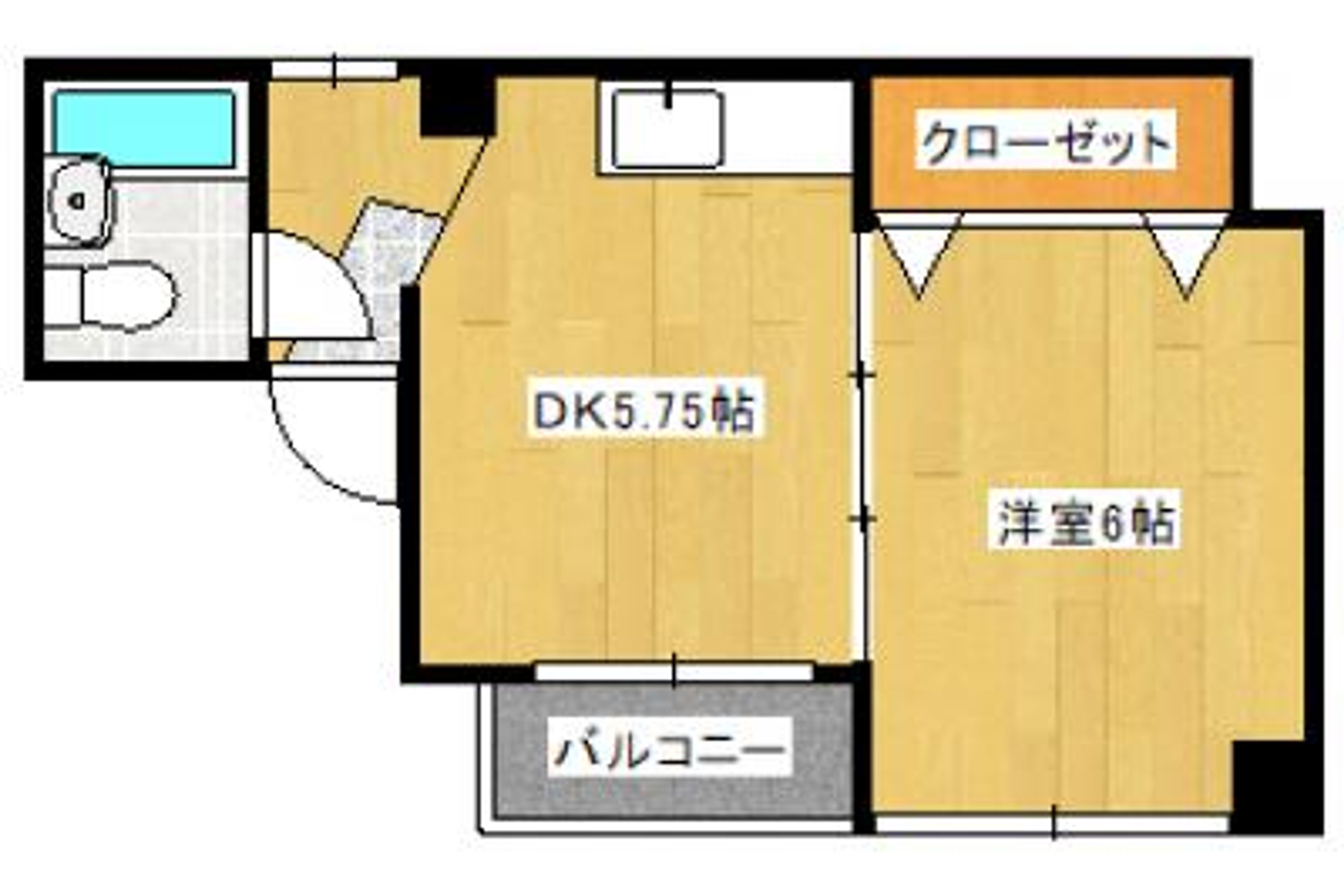 1DK(25㎡)のイメージ