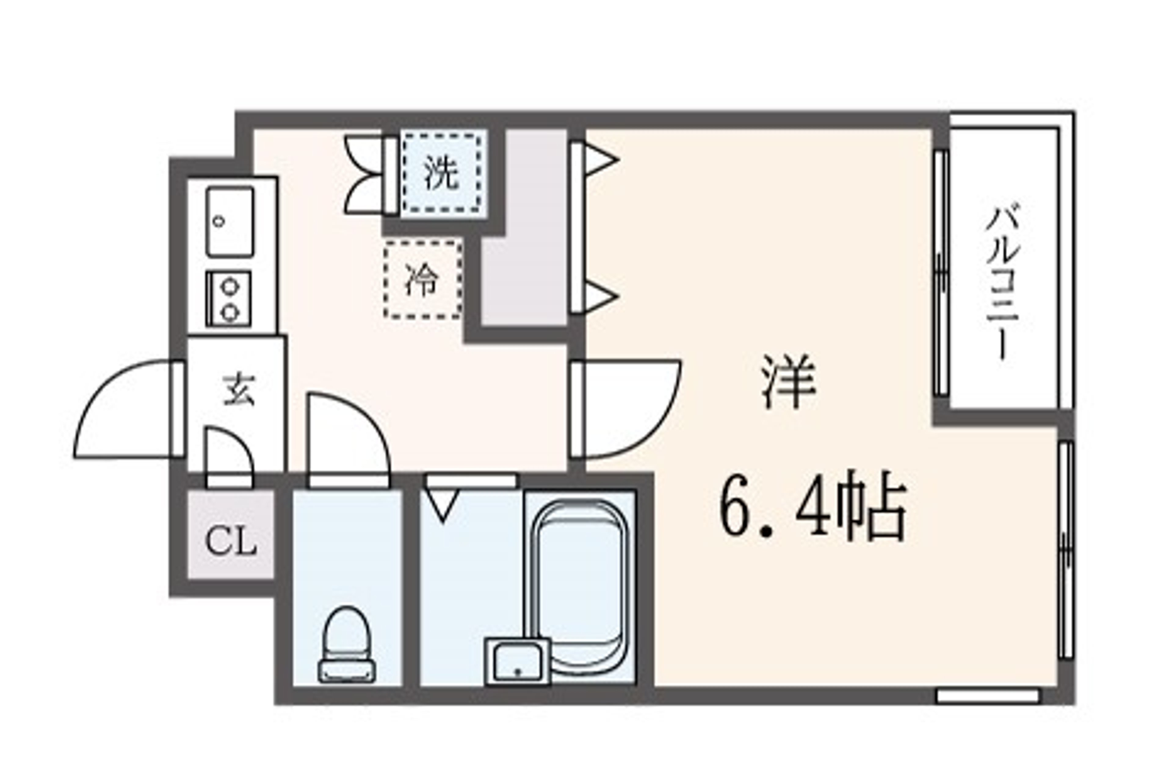 1K(禁煙)のイメージ
