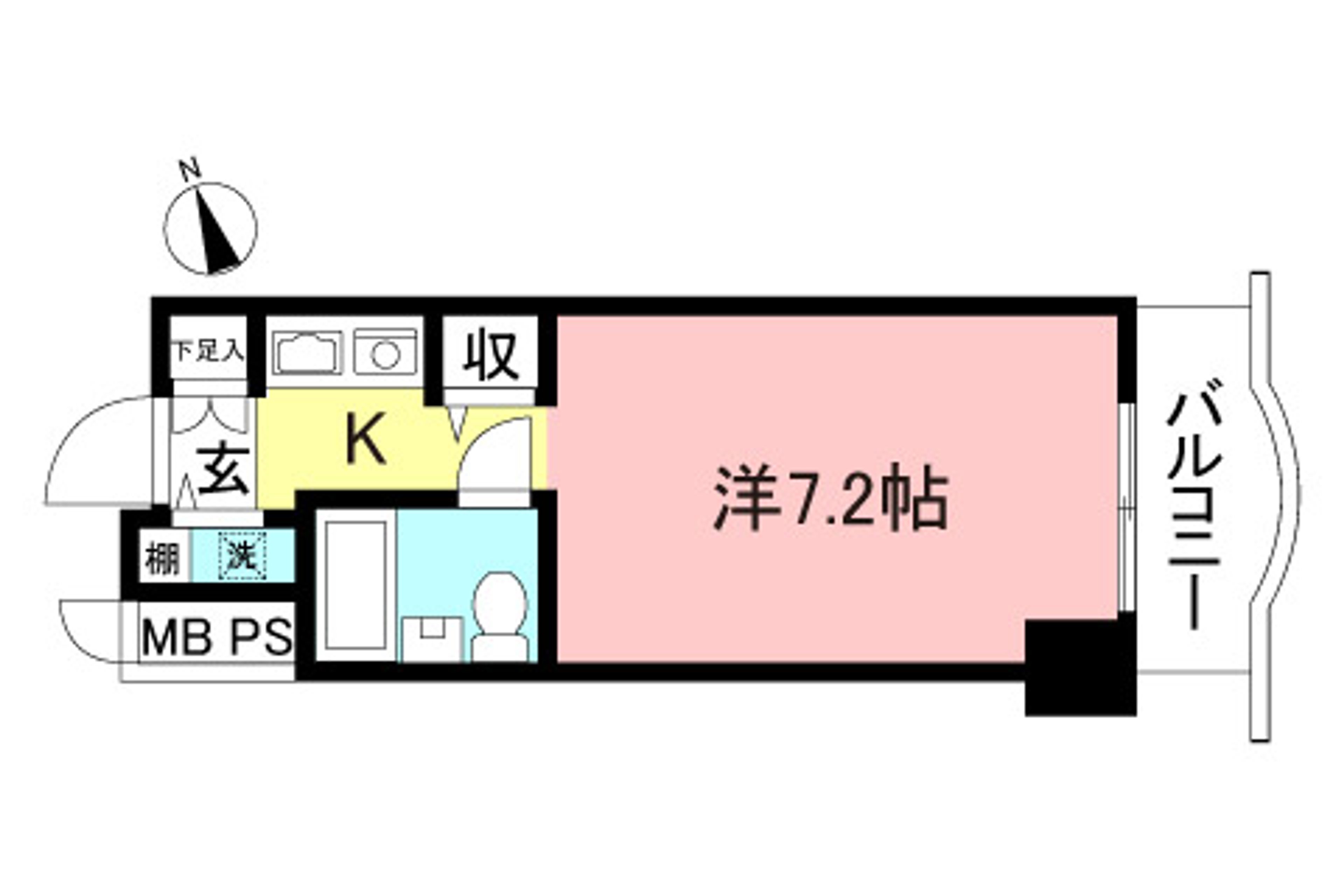 ワンルーム(禁煙)のイメージ