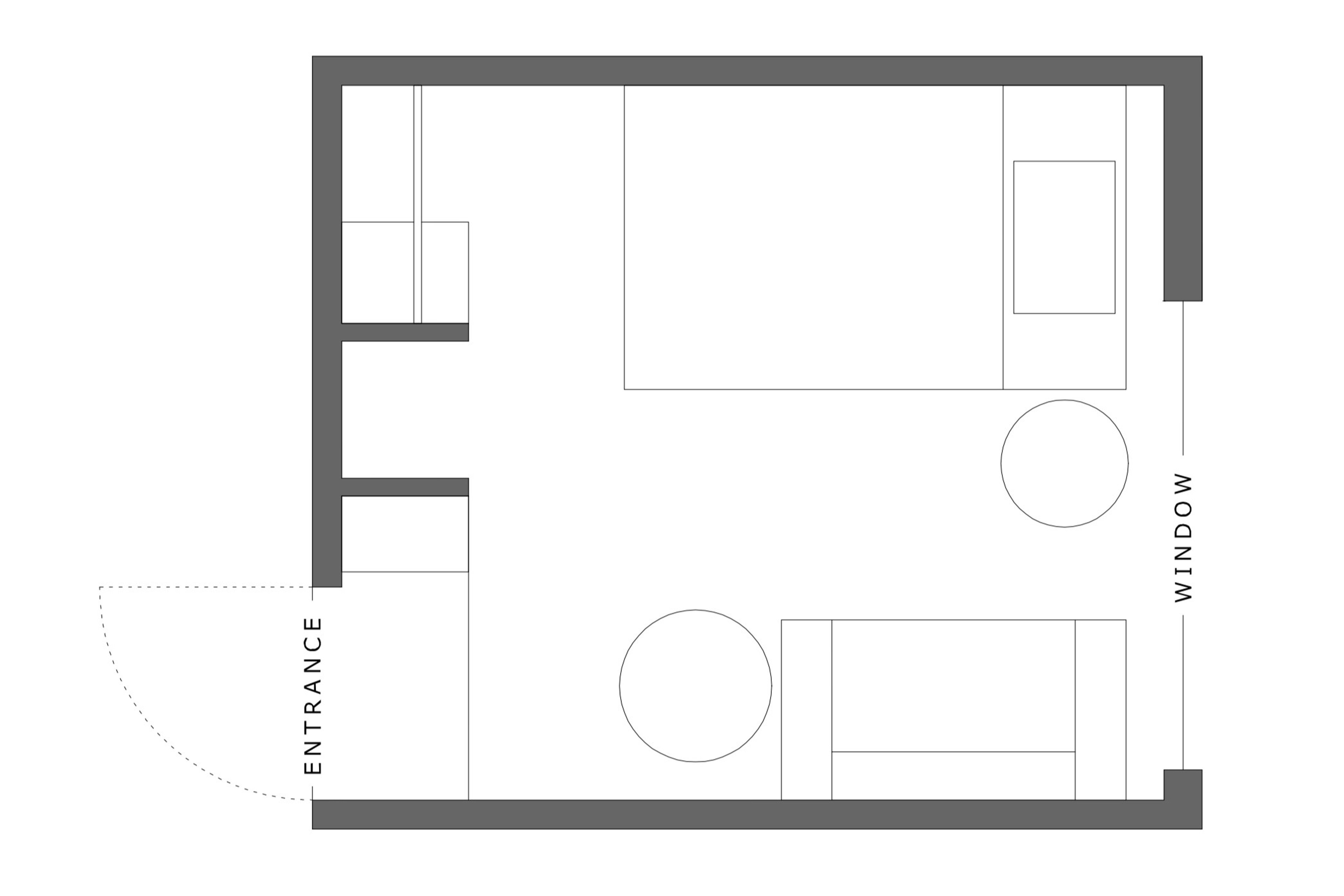 【最長3月10日までの滞在限定！】コンパクト(禁煙)のイメージ