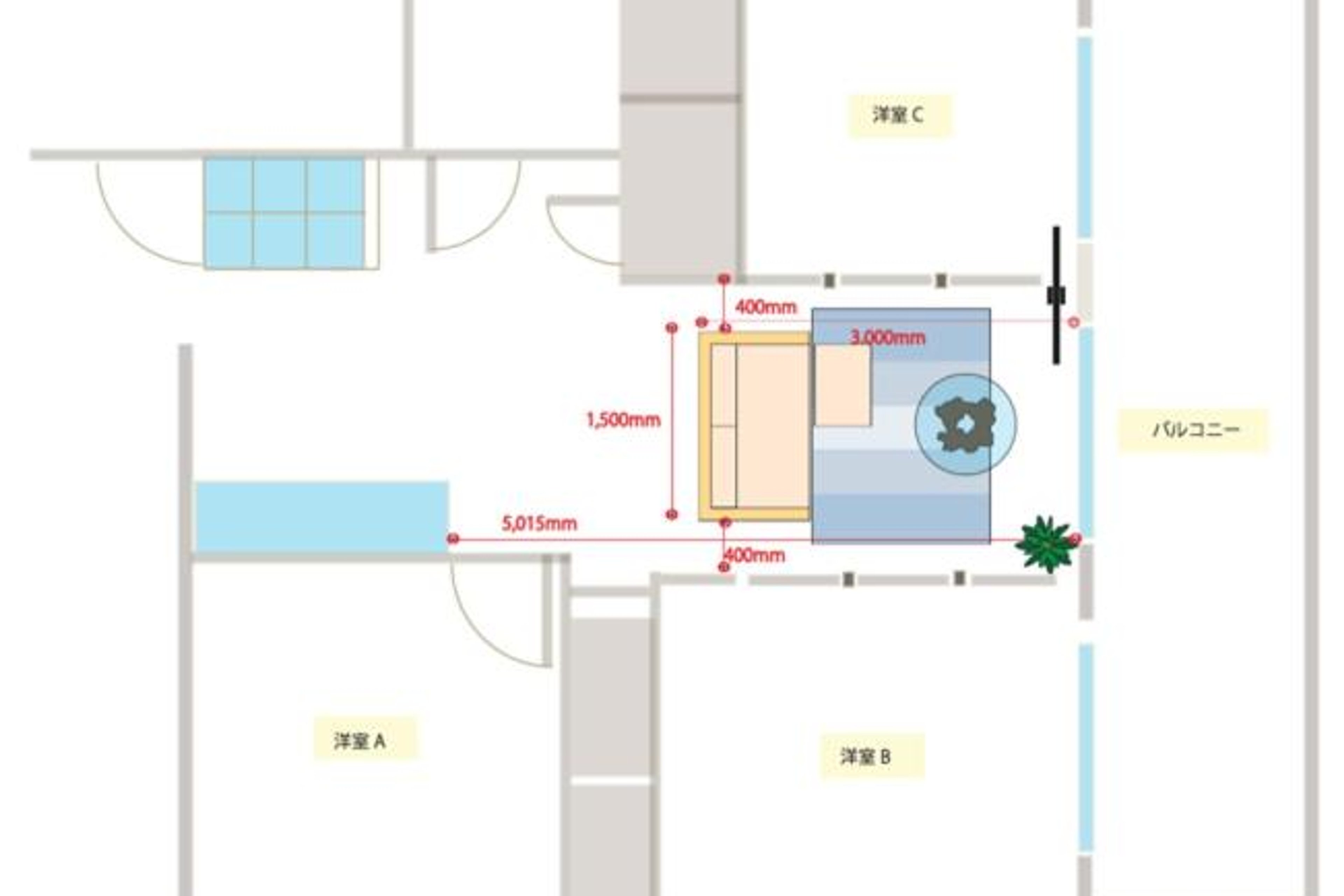 【1名利用】クイーンベッドルーム(禁煙)のイメージ