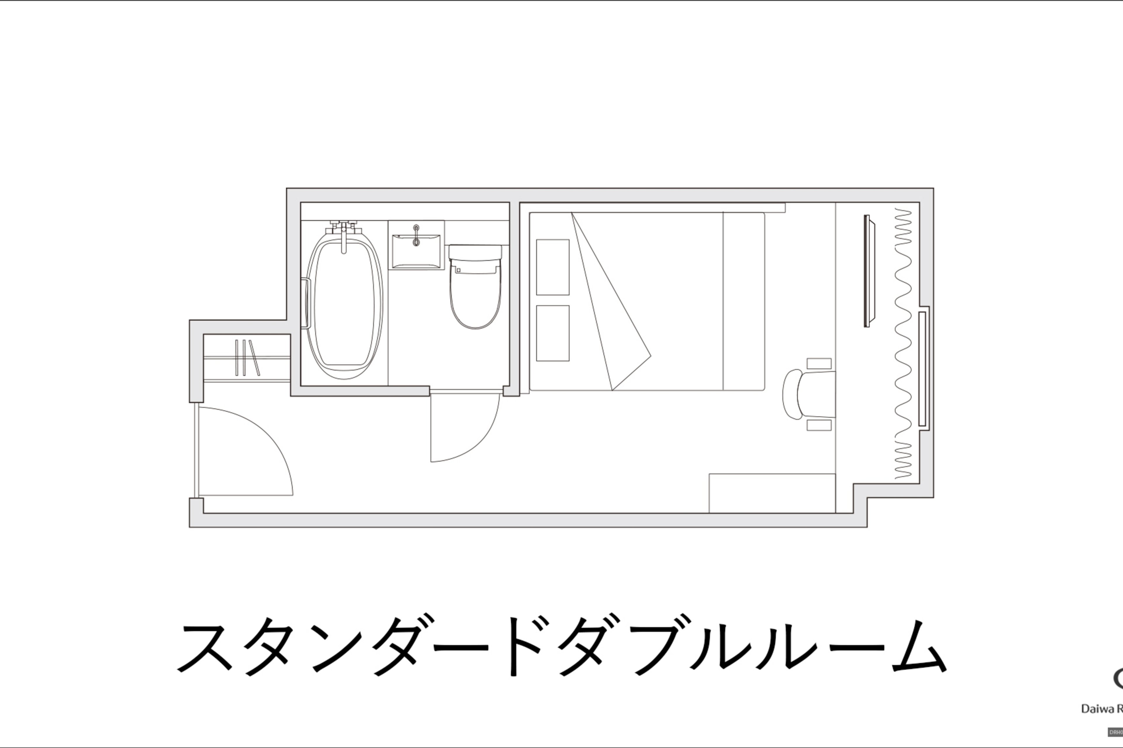 スタンダードダブル(禁煙)のイメージ