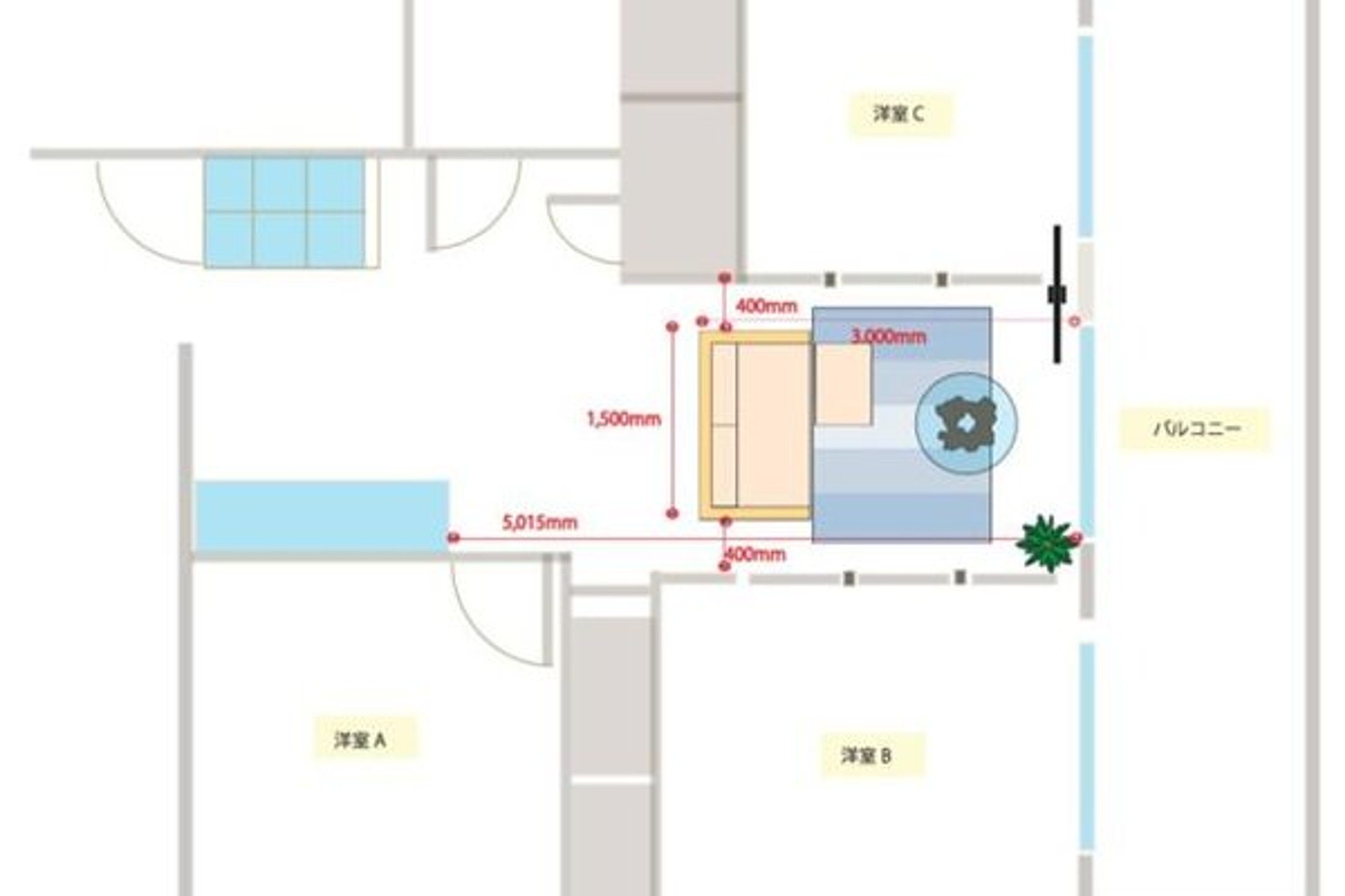 【2名利用】クイーンベッドルーム(禁煙)のイメージ
