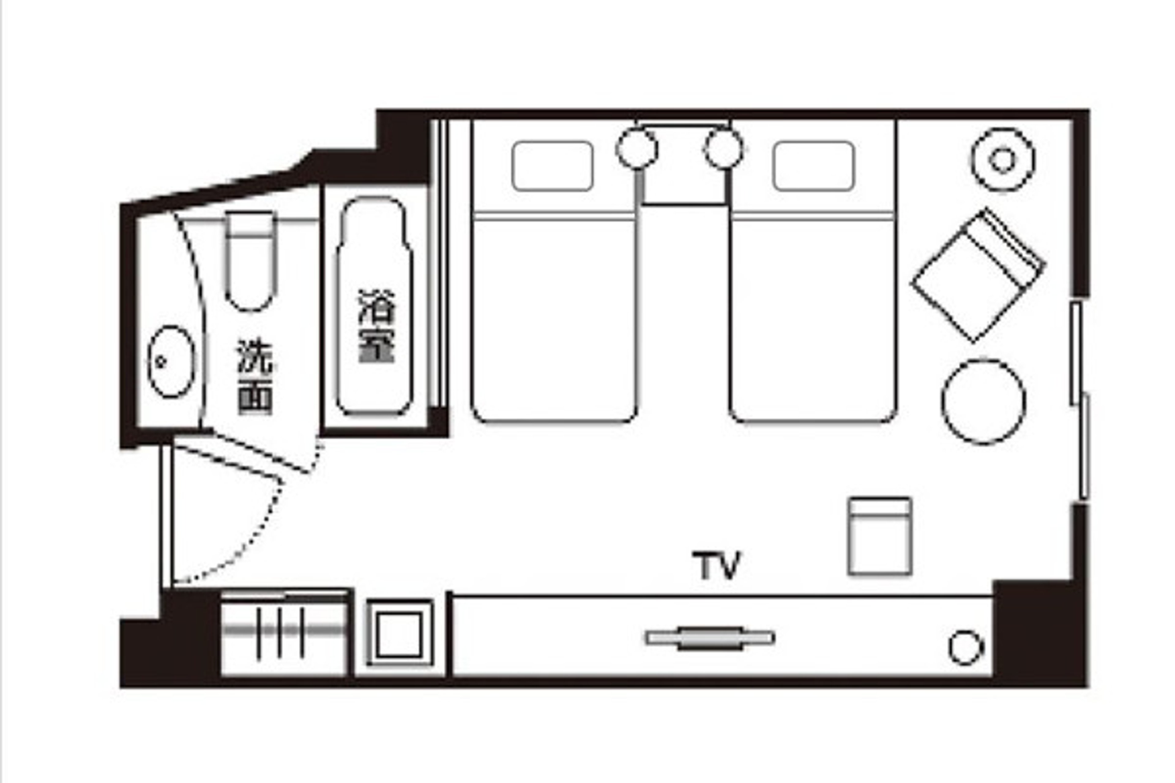 ツイン(禁煙)のイメージ