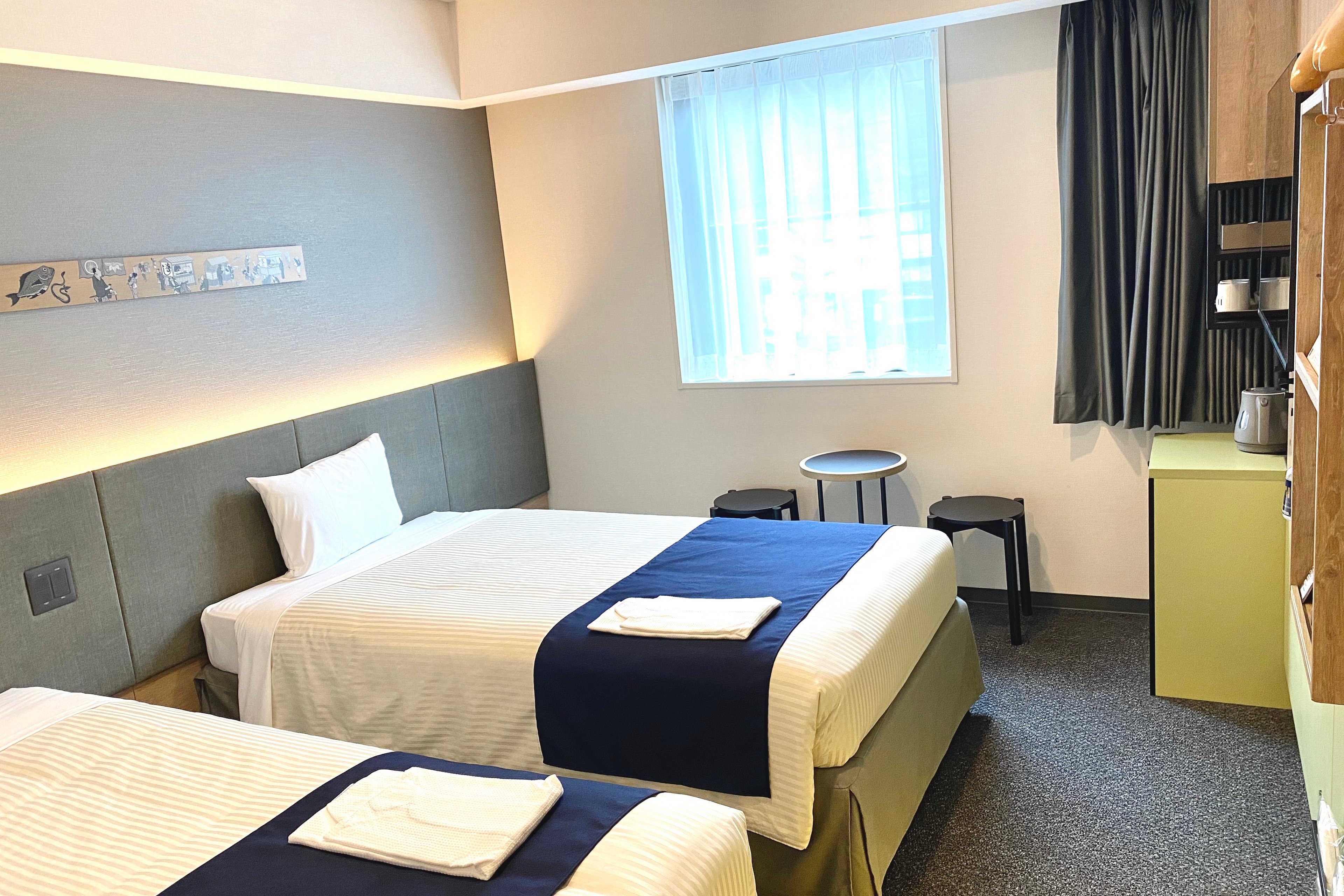 スタンダードツインwithエキストラベッド(禁煙)のイメージ